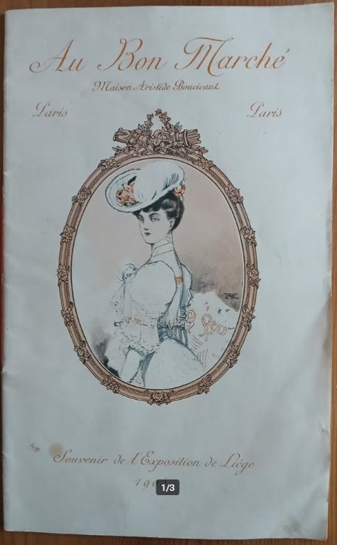 Oude kledingcatalogus, souvenir wereldtentoonstelling 1905, Antiek en Kunst, Ophalen of Verzenden