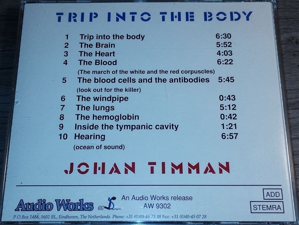 Johan Timman ‎– Trip Into The Body, Ophalen of Verzenden, Zo goed als nieuw