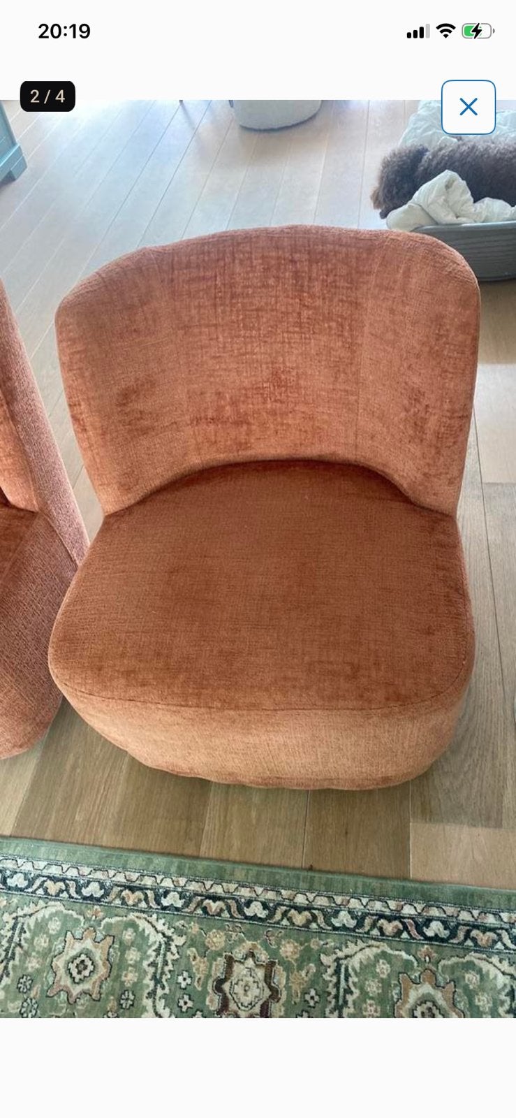 Draai fauteuil woood Atty 150 euro, Huis en Inrichting, Fauteuils, Ophalen, Zo goed als nieuw, Minder dan 75 cm, 50 tot 75 cm
