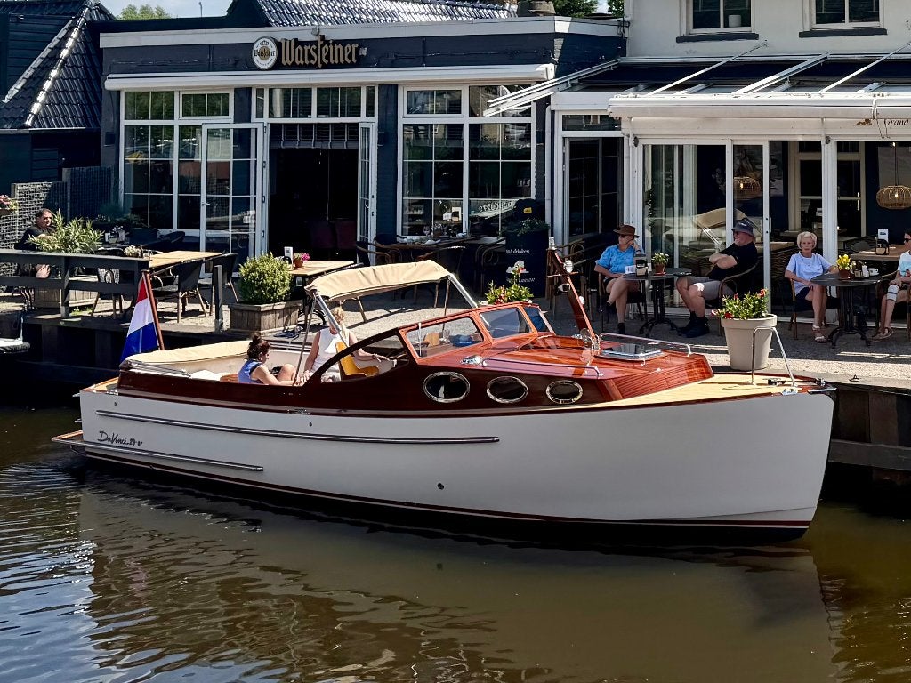 Exclusieve DaVinci 29 - Retro Tender - Vaarbewijs vrij, Ophalen, Binnenboordmotor, Diesel, Walstroom