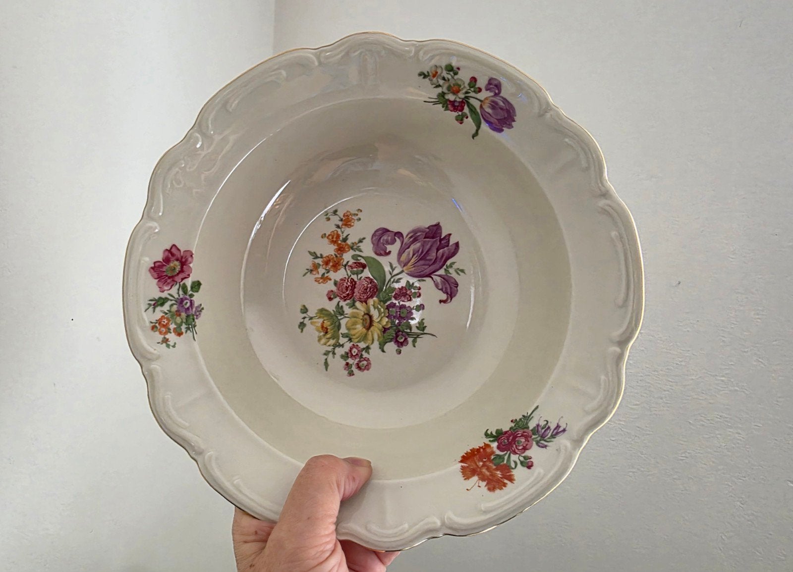 Diepe saladekom schaal, Ophalen of Verzenden