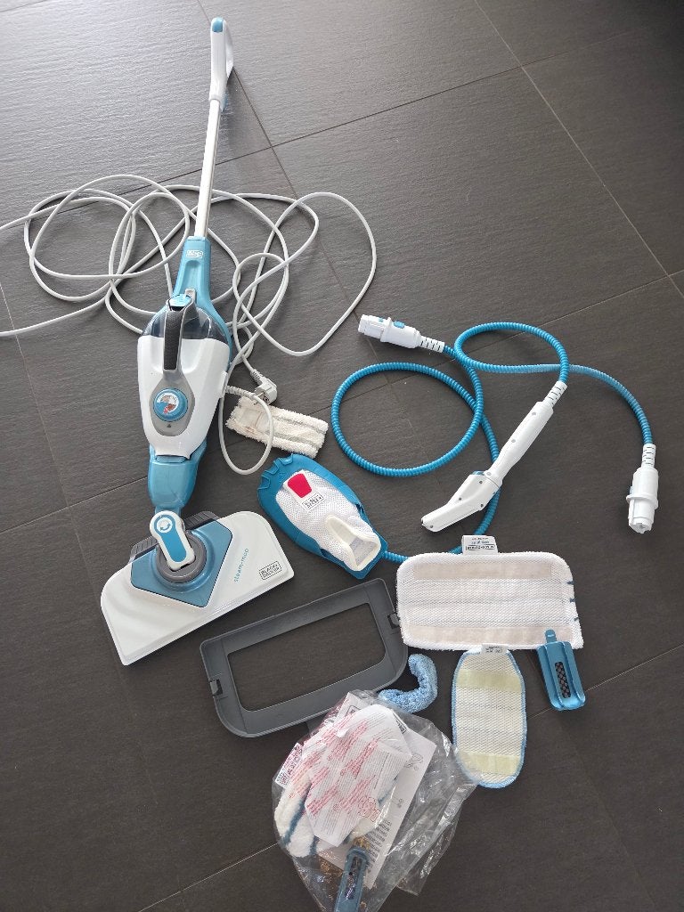 Black&decker steammop 13 in 1 zgan., Witgoed en Apparatuur, Stoomapparaten, Ophalen, Zo goed als nieuw, Stoomreiniger
