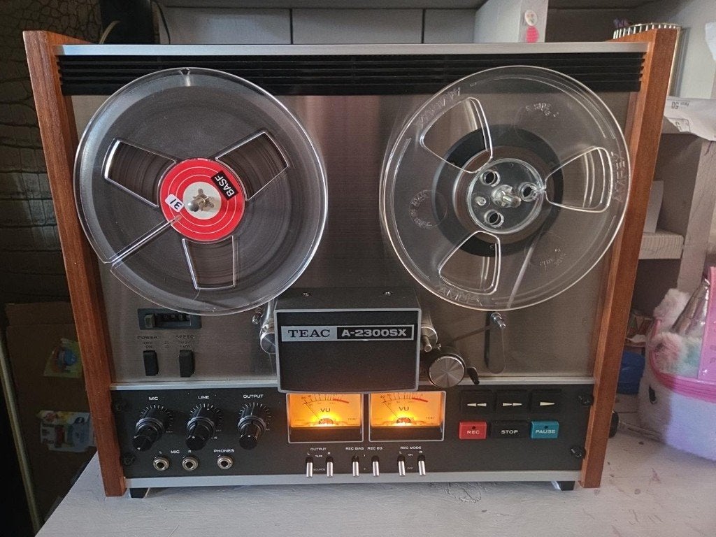 Teac A-2300SX, Ophalen of Verzenden, Bandrecorder, Met stofkap