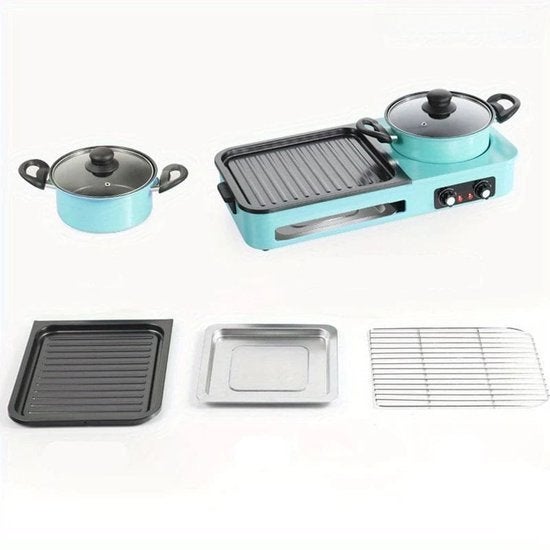 Elektrische Grillplaat - Teppanyaki Grill - Hete Pot - Draag, Corvance B.V., Verzenden, Nieuw, Corvancebol@gmail.com