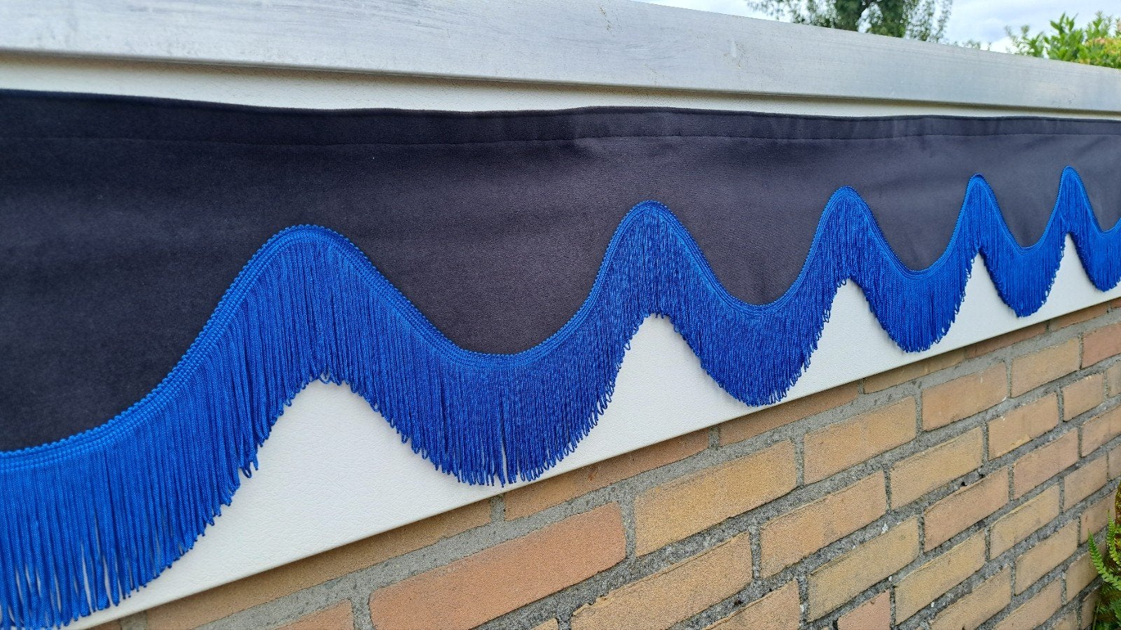 Raamband voor vrachtwagen (suedine met lange franjes), Auto-onderdelen, Ophalen of Verzenden, Nieuw, Overige merken, Interieur en Bekleding