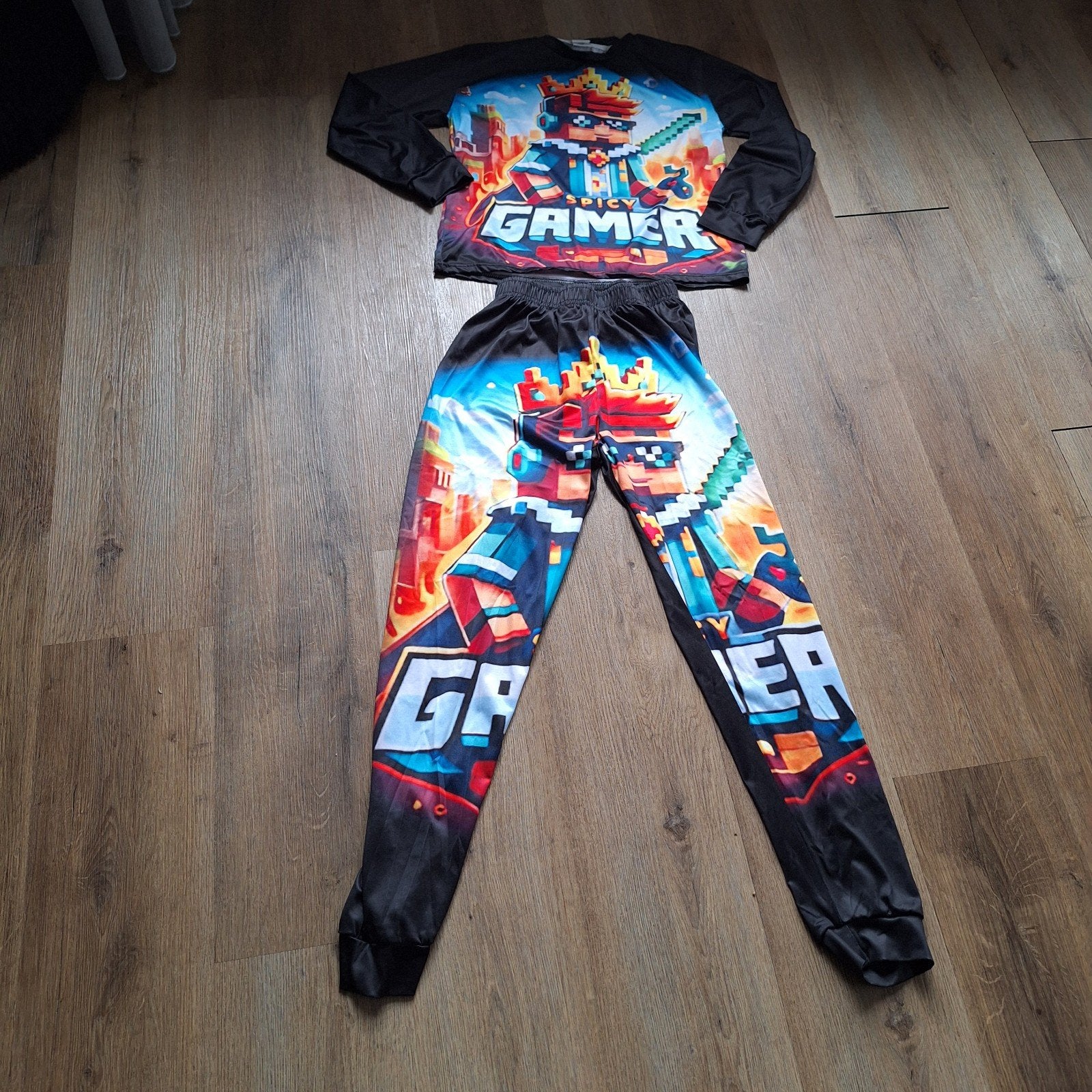 Z.g.a.n gamers set 164, Ophalen of Verzenden, Zo goed als nieuw, Jongen of Meisje, Setje