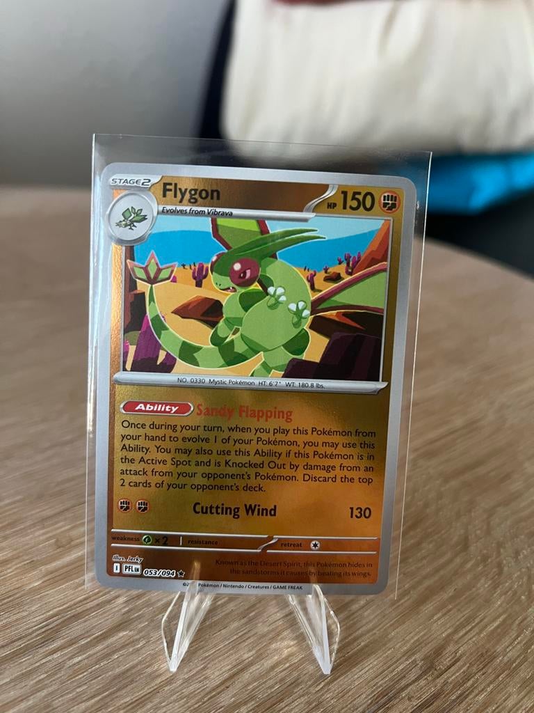 Pokémon Kaart Flygon 053/094 PFLEN Reverse Holo, Ophalen of Verzenden, Zo goed als nieuw, Losse kaart