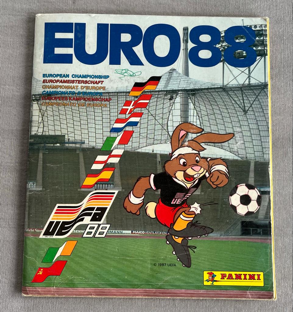 Panini EK 1988 album, Verzamelen, Sportartikelen en Voetbal, Ophalen, Gebruikt, Overige sporten, Boek of Tijdschrift