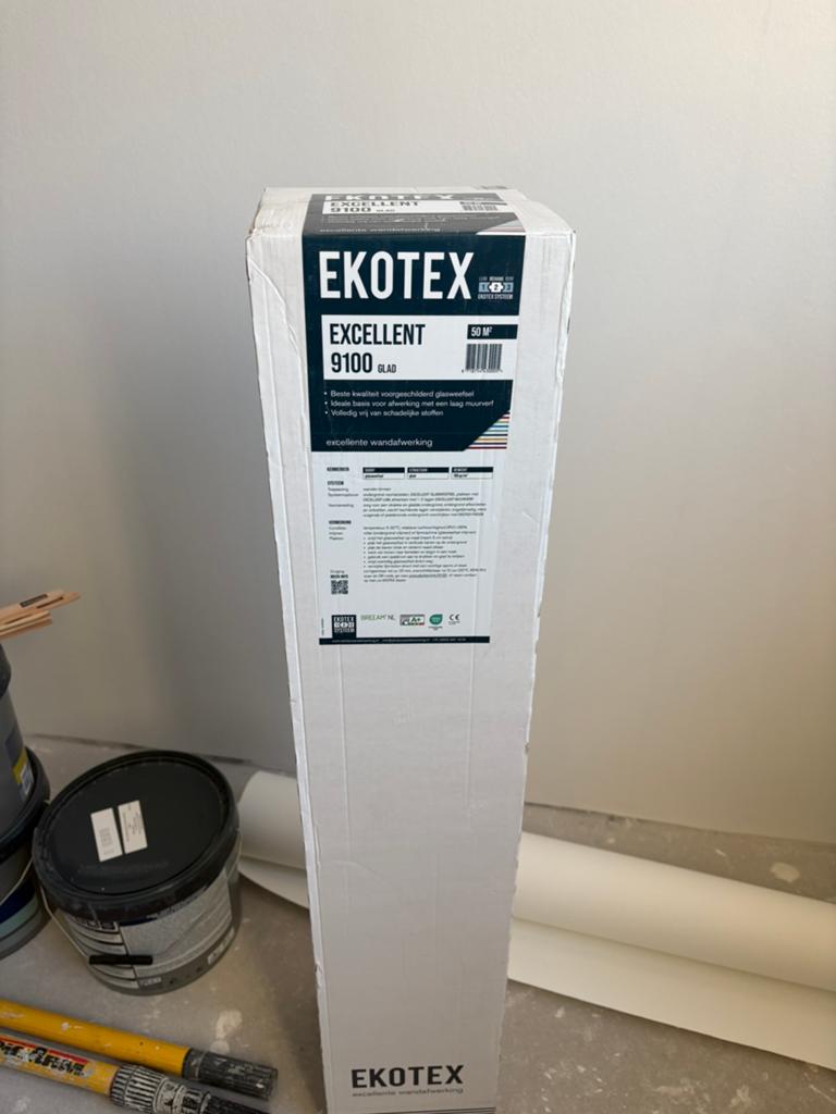 Ekotex renovlies behang, Huis en Inrichting, Stoffering | Behang, Ophalen, Minder dan 10 m²
