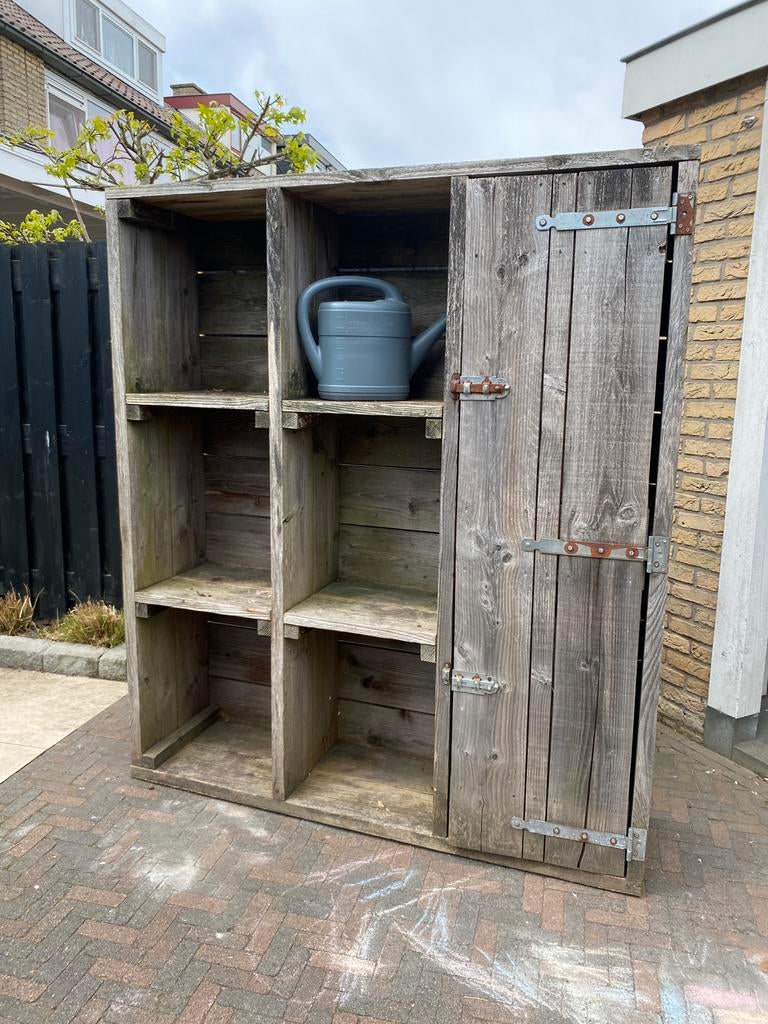 Houten tuinkast 179x155x41cm, Ophalen, Gebruikt, Hout, Overige typen