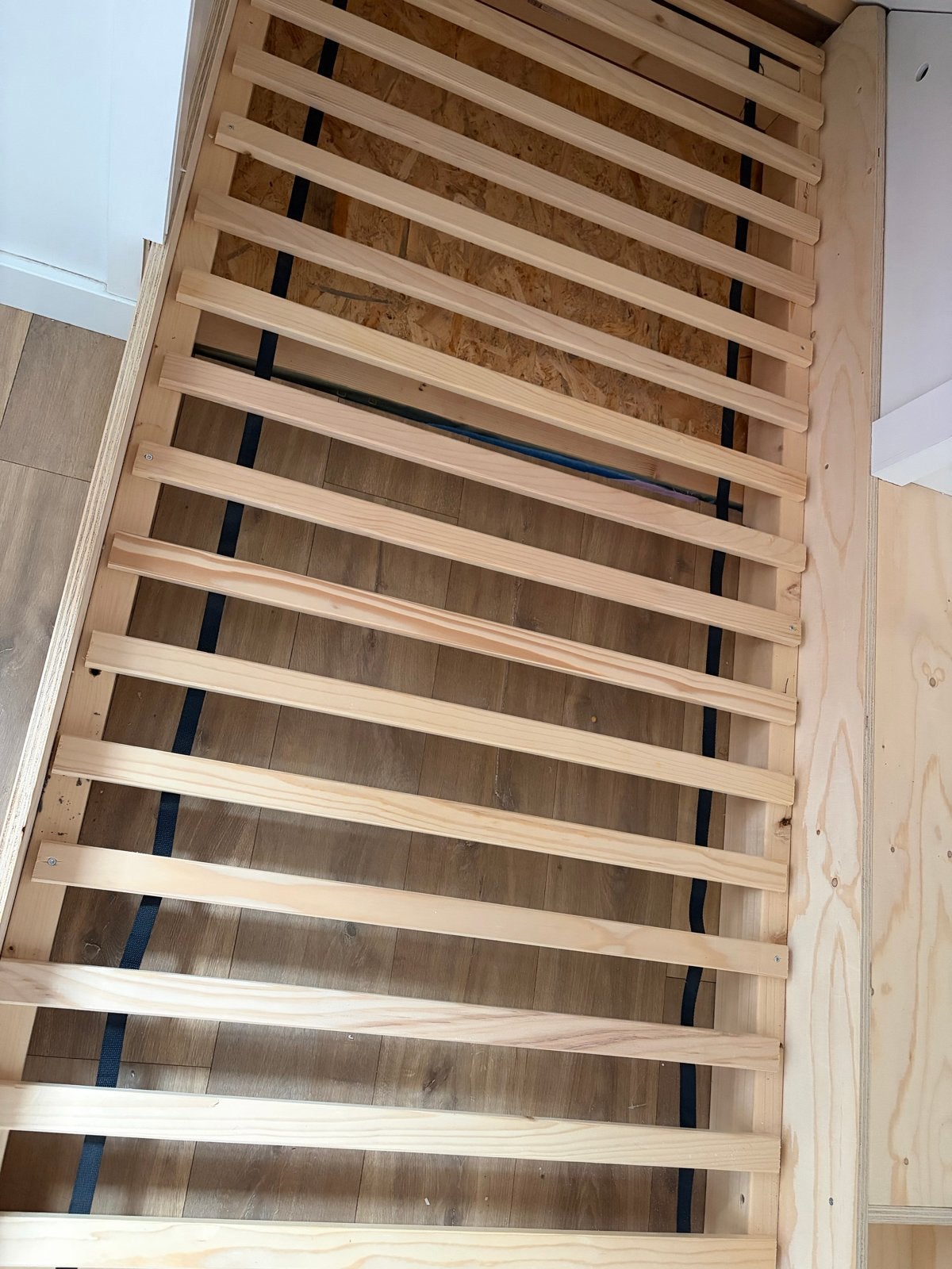 Houten lattenbodem 90x200, Ophalen, Gebruikt, 90 cm, Eenpersoons