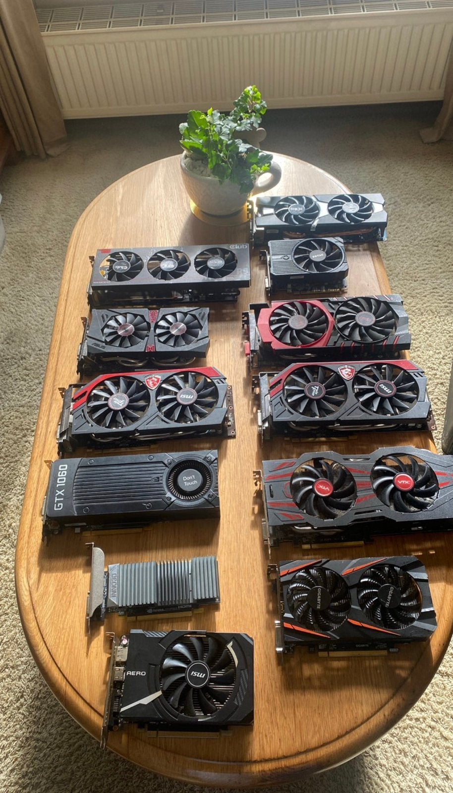 Diverse videokaarten allemaal werkend. (zie omschrijving!), Ophalen of Verzenden, Zo goed als nieuw, GDDR5, PCI-Express 3