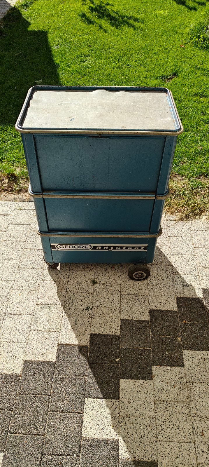 Gedore gereedschapswagen met 4 laden, Doe-het-zelf en Verbouw, Ophalen, Gebruikt