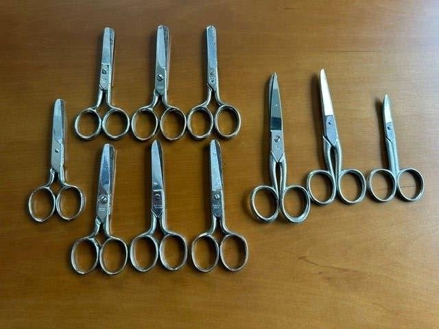 10 schaartjes voor knutselwerk, Ophalen of Verzenden