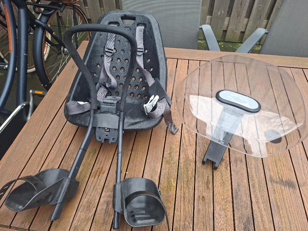 Yepp fietszitje voor + windscherm + 2 bevestigingen., Ophalen, Yepp, 0 t/m 18 kg, Voorzitje