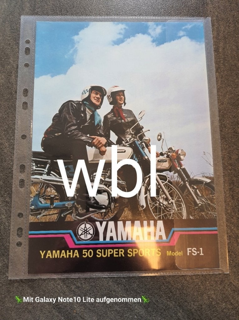 Yamaha Fs1 Brochure, Verzenden