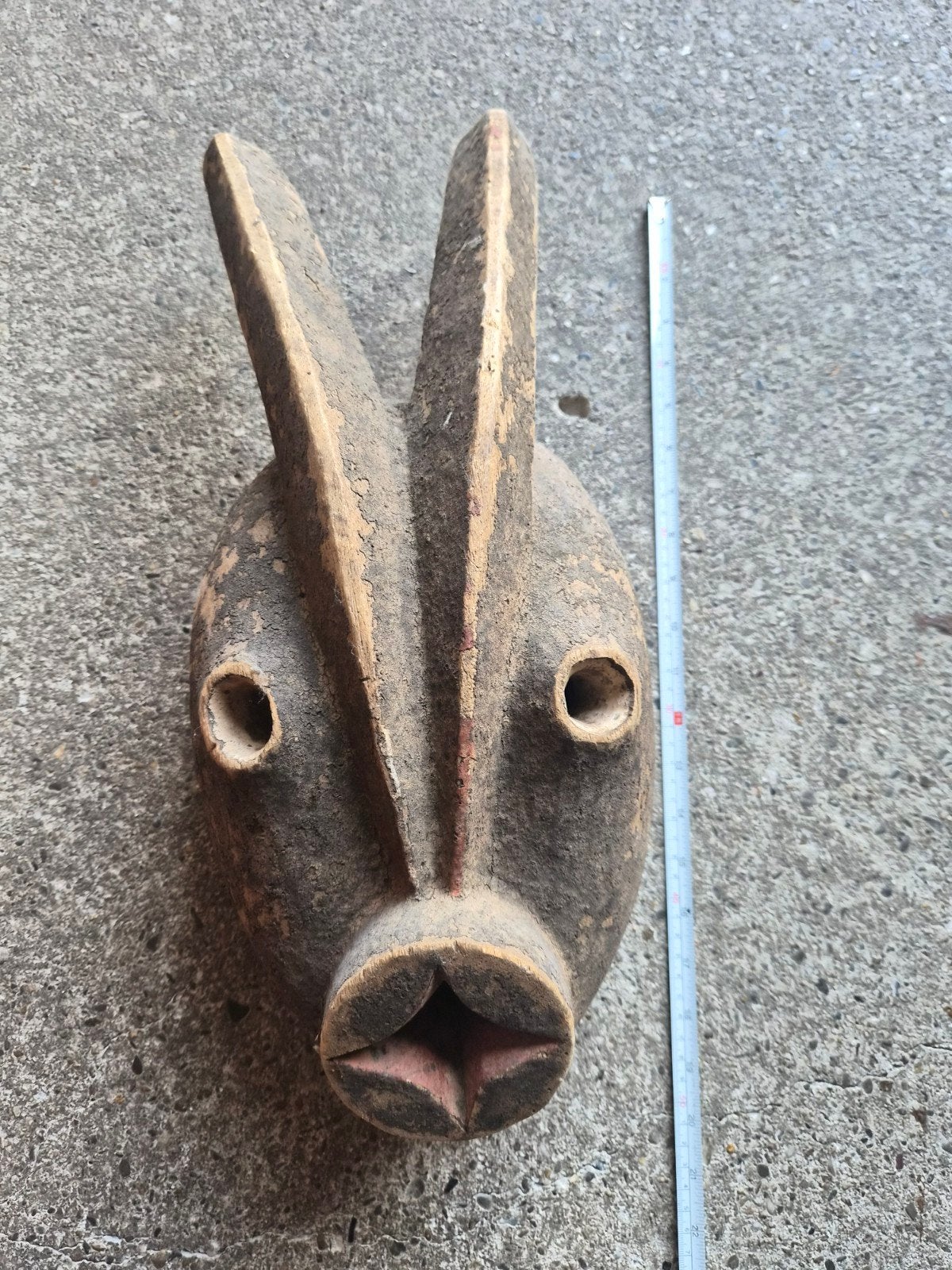 oud afrikaans tribaal masker, Ophalen of Verzenden