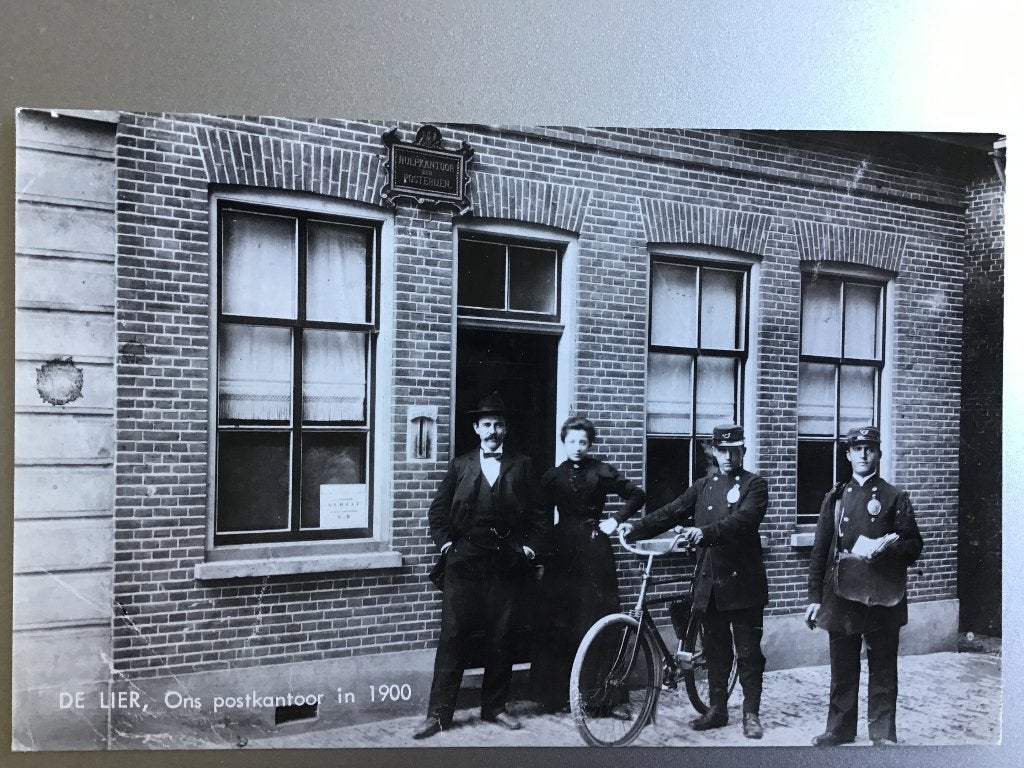 Ansichtkaart Nadruk De Lier Ons Postkantoor 1900 (1980-2000), Ophalen of Verzenden, 1980 tot heden, Ongelopen, Zuid-Holland