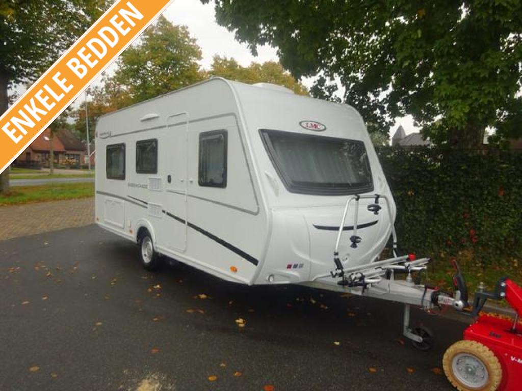 Lmc Sassino 460 Enkele Bedden+Mover, Caravans en Kamperen, Caravans, Standaardzit, Bedrijf, 750 - 1000 kg, Schokbreker