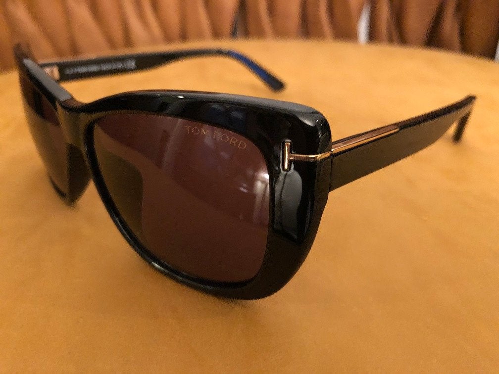 NIEUWE ORIGINELE TOM FORD ZONNEBRIL Lindsay TF434-F zwart, Sieraden, Tassen en Uiterlijk, Overige merken, Zonnebril, Zwart, Tom Ford