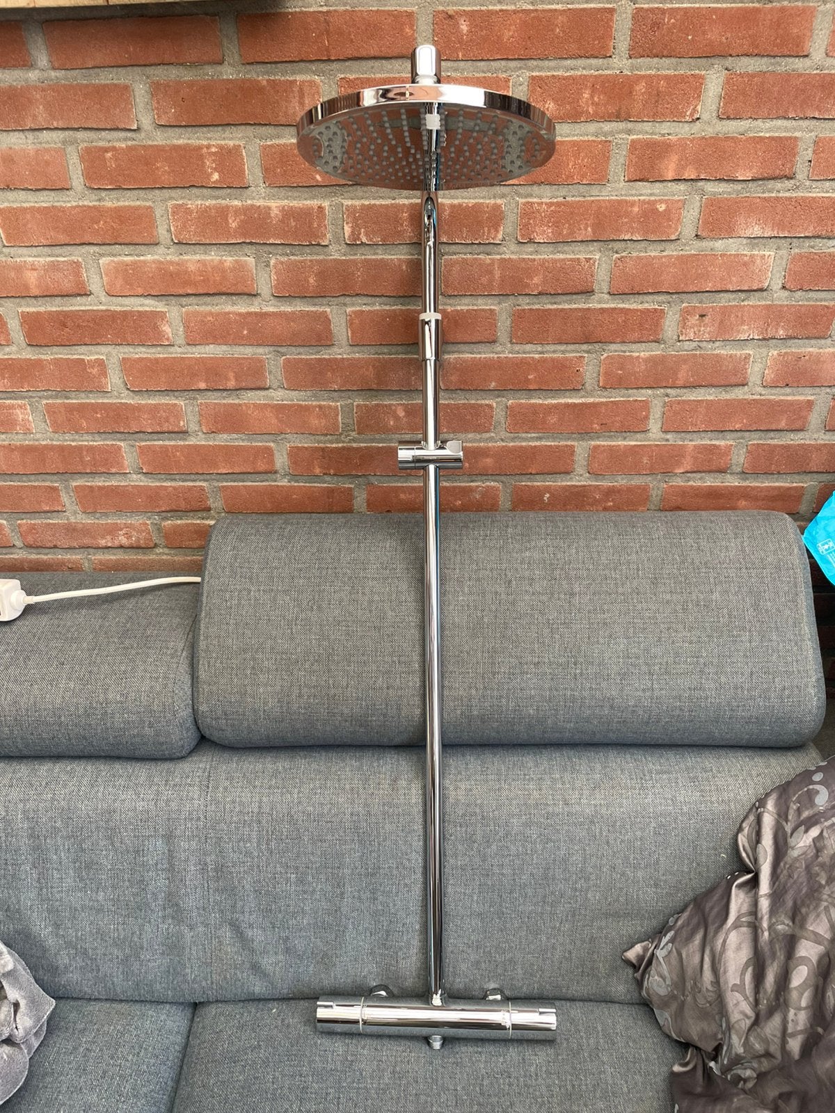 Regen douche 240 hansgrohe met thermostaatkraan hansgrohe, Ophalen of Verzenden, Zo goed als nieuw
