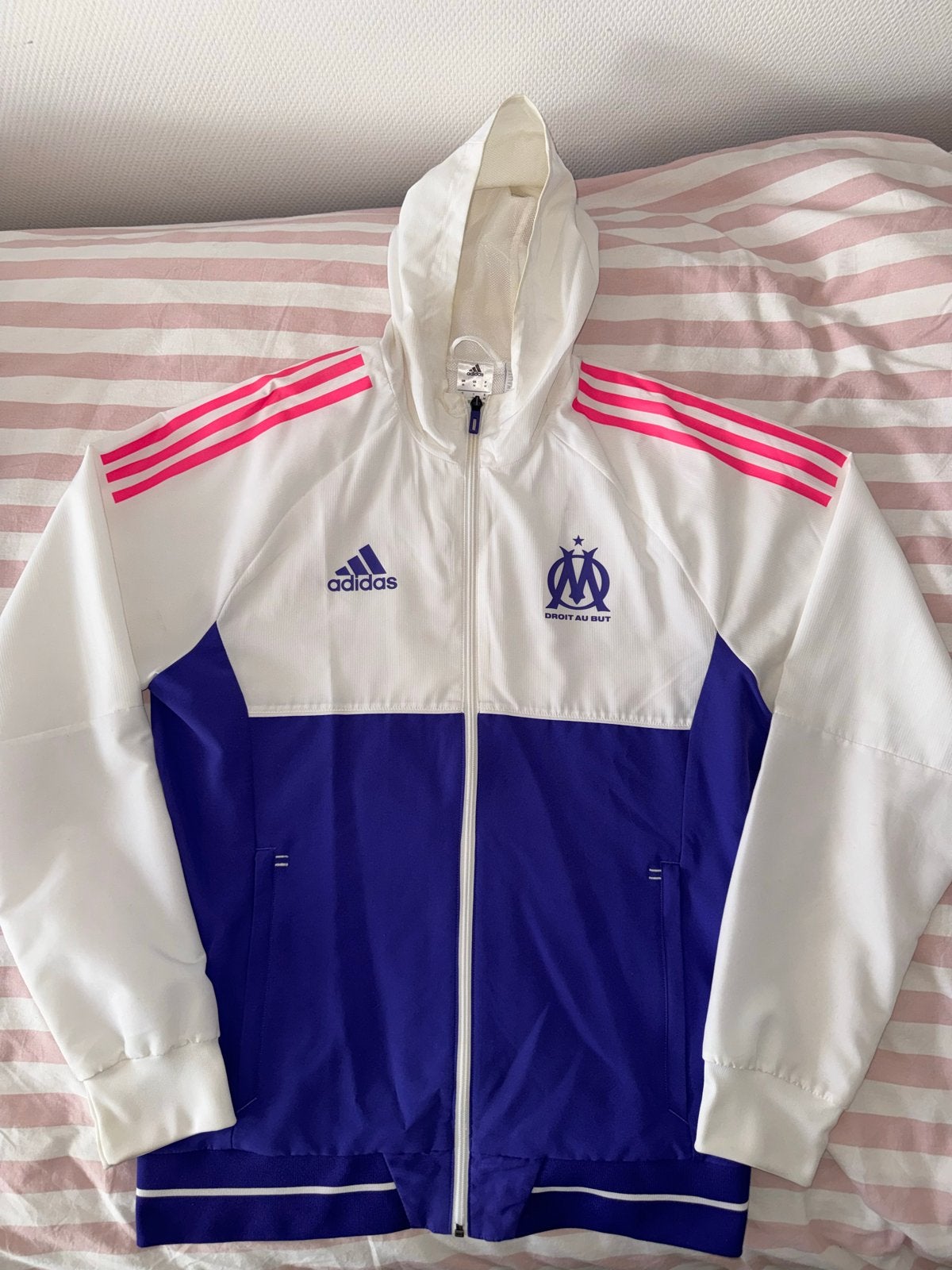 Adidas Olympique Marseille Trainingspak, Ophalen of Verzenden, Gedragen, Algemeen, Meerkleurig