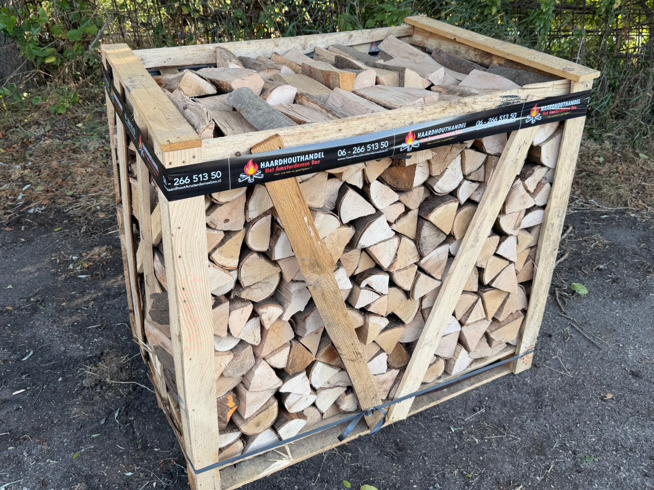 Pallet Haagbeuk 1 kuub Gratis Bezorgd 30km rond Amsterdam, Minder dan 3 m³, Ophalen of Verzenden