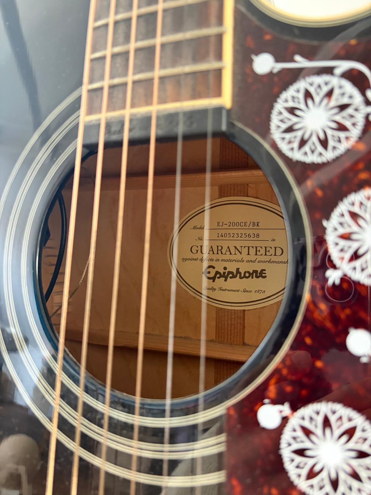 Gitaar - semi acoustic - Epiphone EJ200 CE, Ophalen, Gebruikt, Western- of Steelstringgitaar, Met (piezo-)element