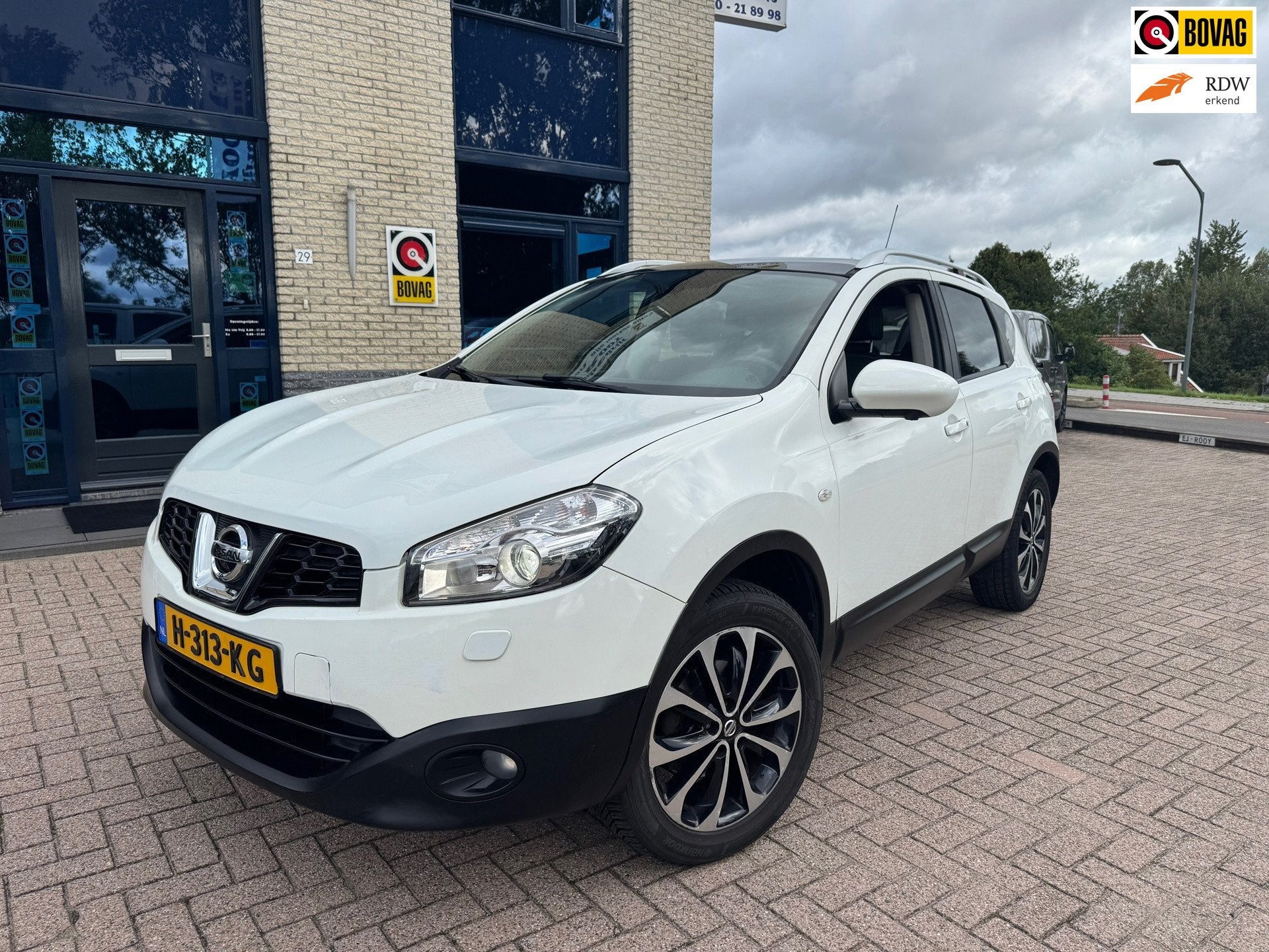 Nissan Qashqai 2.0 360 camera-panodak-nav, Euro 5, Gebruikt, 4 cilinders, Leder en Stof