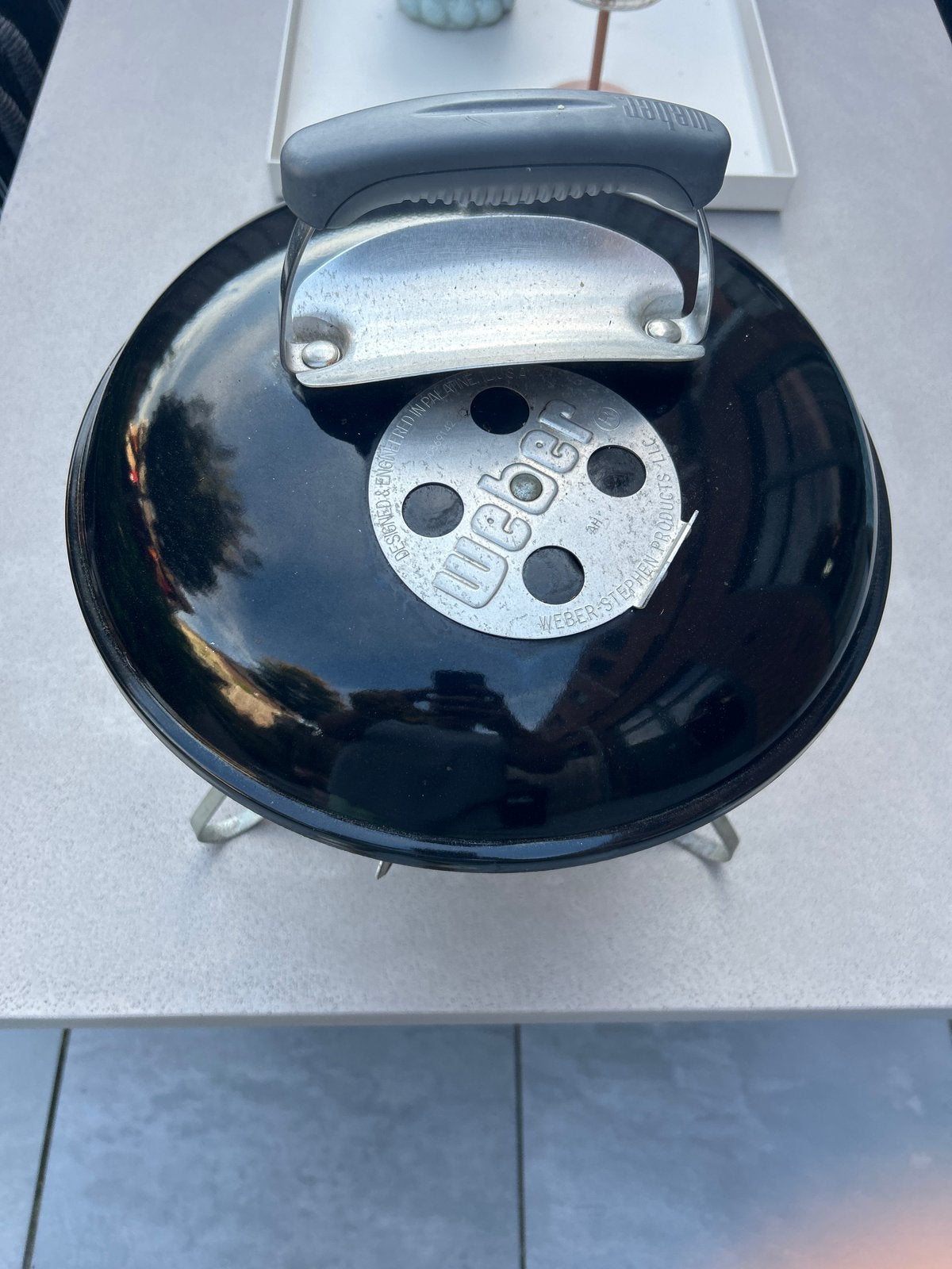 Weber smokey joe barbeque, Tuin en Terras, Ophalen, Gebruikt