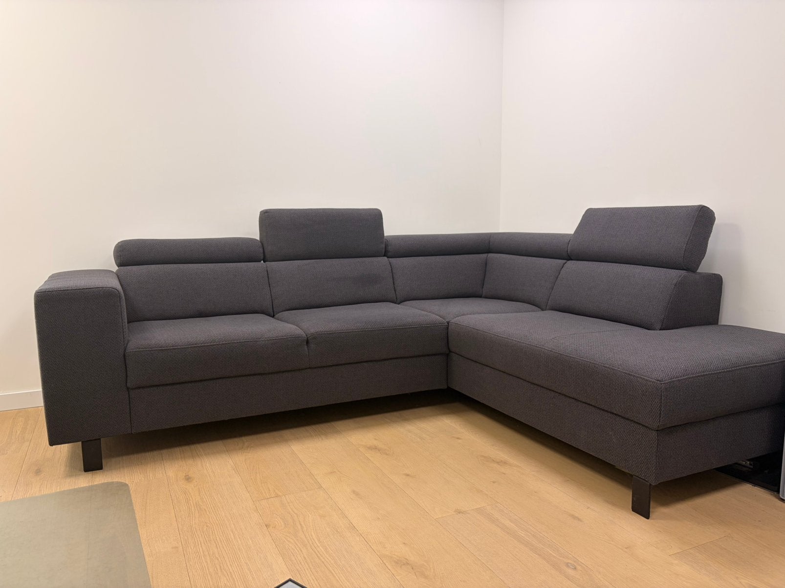 Hoekbank zo goed als nieuw, Ophalen, Zo goed als nieuw, 125 cm of meer