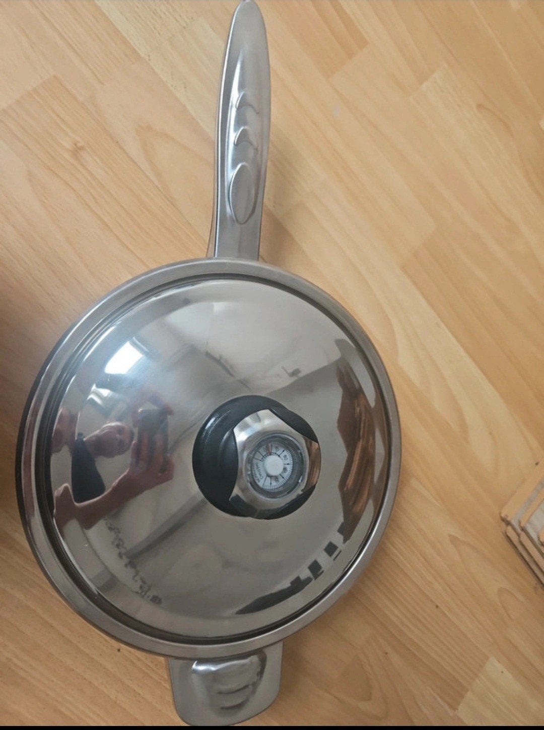 Müller Cuisine Pan 24cm - RVS - Inductie, Overige materialen, Gebruikt, Overige typen, Ophalen of Verzenden