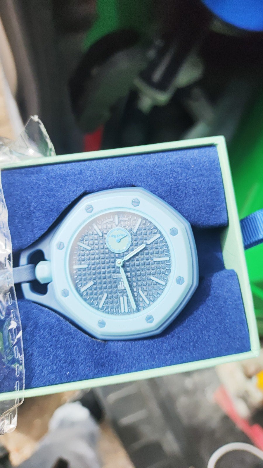 Swatch Royal Pop &AP Zakhorloge - Nieuw in doos, Swatch, Nieuw, Kunststof, Ophalen of Verzenden