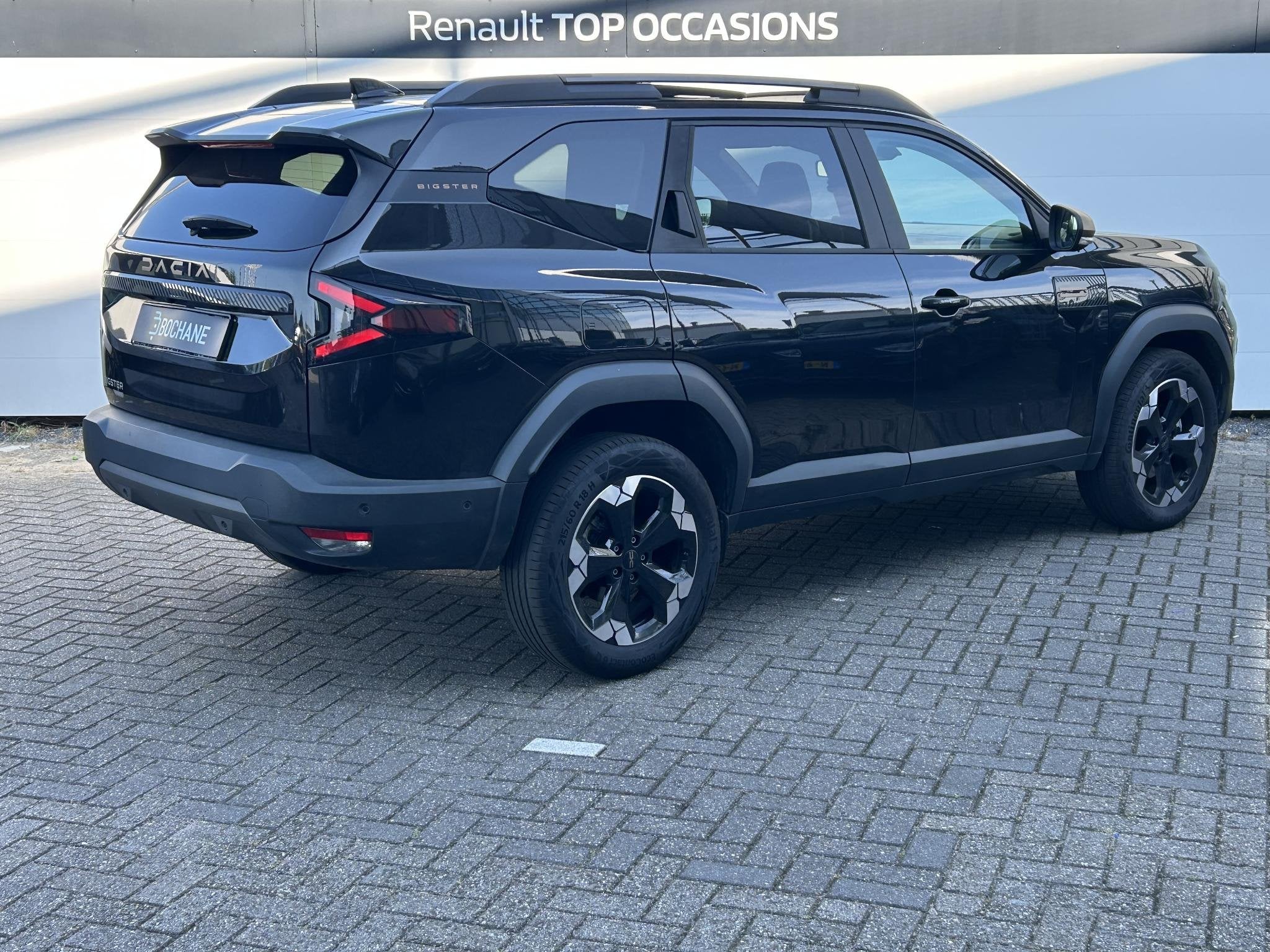 Dacia Bigster 1.8 Hybrid 155 Extreme | Panoramadak | Camera, Auto's, Dacia, Gebruikt, Met garantie (alle), Zwart, Bedrijf