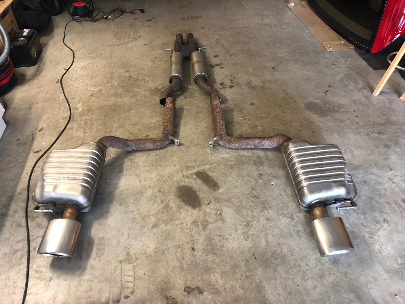 Originele uitlaat Audi RS6 C6 (V10), Auto-onderdelen, Uitlaatsystemen, Ophalen of Verzenden