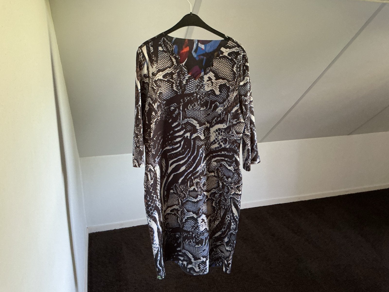 Lizzy Coco Reversible herfst Jurk - Zo Goed als Nieuw, Kleding | Dames, Ophalen of Verzenden, Zo goed als nieuw, Meerkleurig, Knielengte