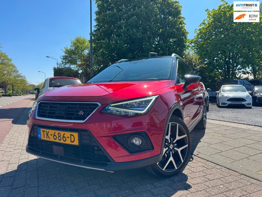 Seat Arona 1.0 TSI FR Clima Elek Pakket 18” Xenon/Led, Stof, Gebruikt, 116 pk, 49 €/maand