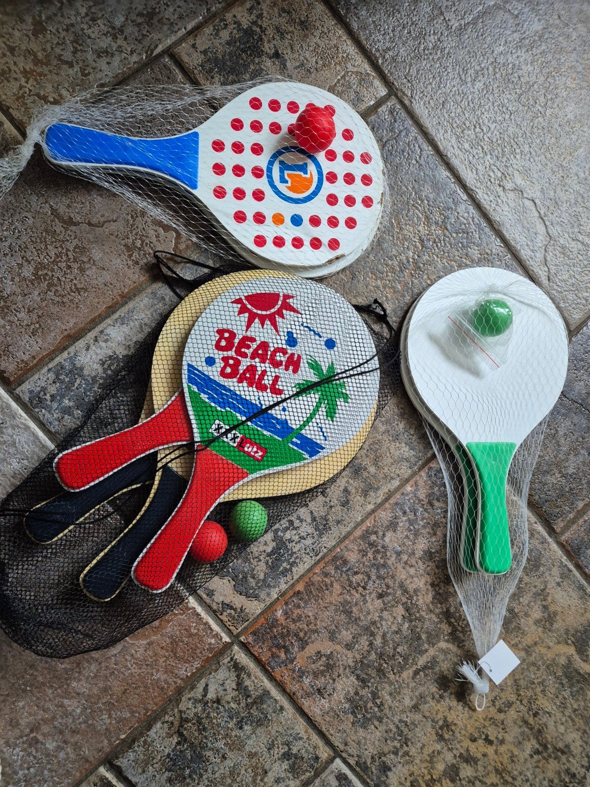 Beachball raketten set 4 x gratis, Ophalen of Verzenden, Zo goed als nieuw
