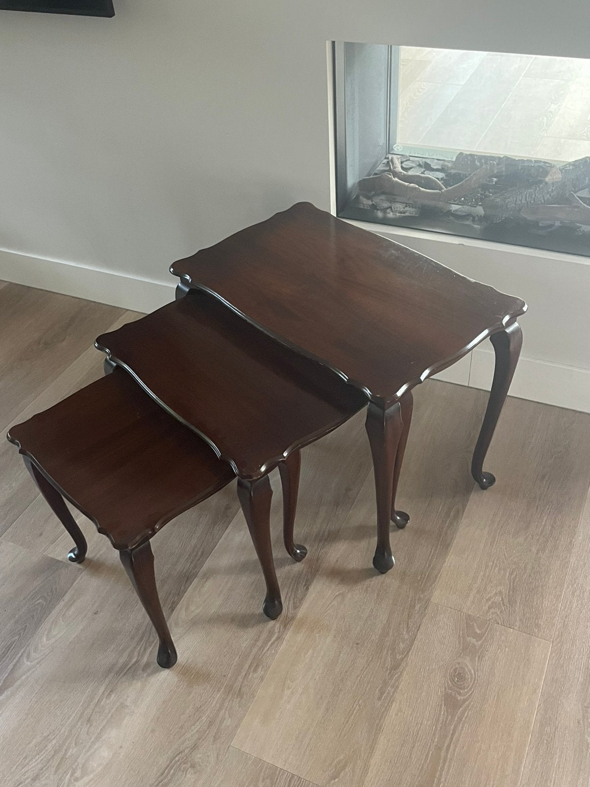 Mimiset Queen Anne / vintage / antiek bijzettafels, Ophalen