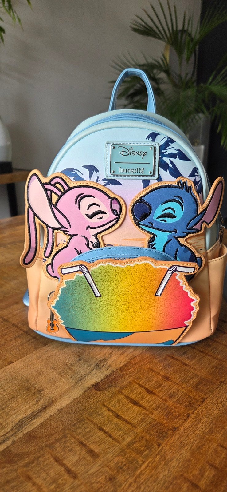 Disney loungefly rugzak stitch, Ophalen of Verzenden, Zo goed als nieuw, Disney of Dora, 30 tot 45 cm