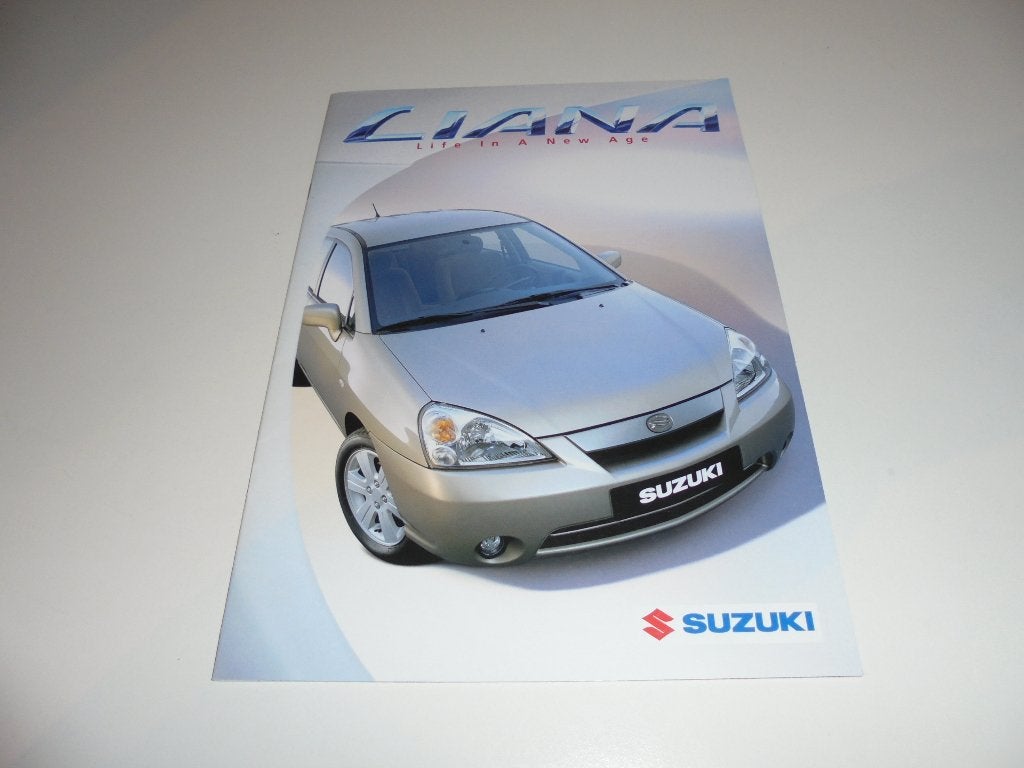 brochure Suzuki Liana  2001, Ophalen of Verzenden, Nieuw, Overige merken