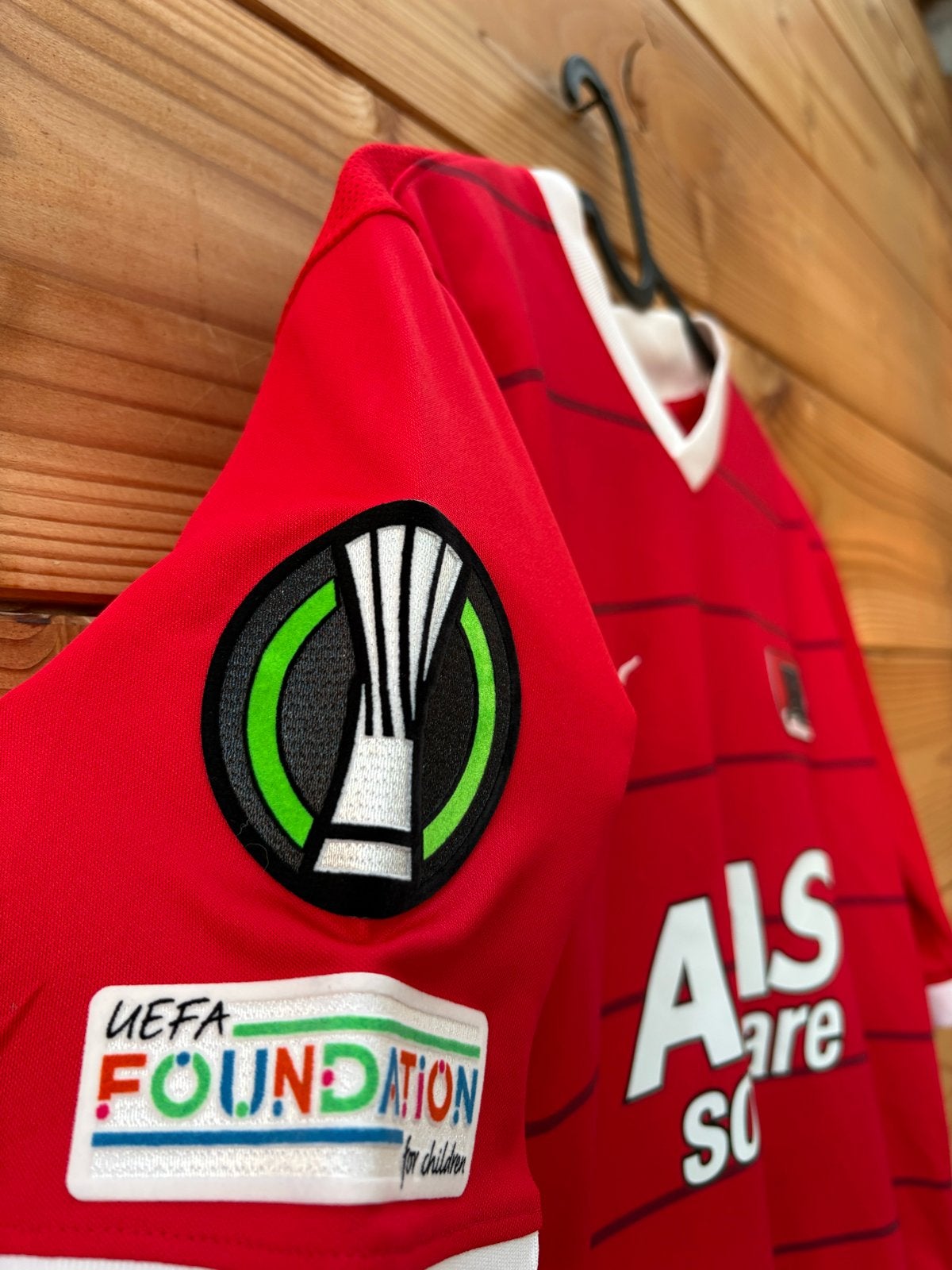 Matchworn Taabouni AZ Alkmaar shirt Europees voetbal, Ophalen of Verzenden, Gebruikt, AZ, Shirt