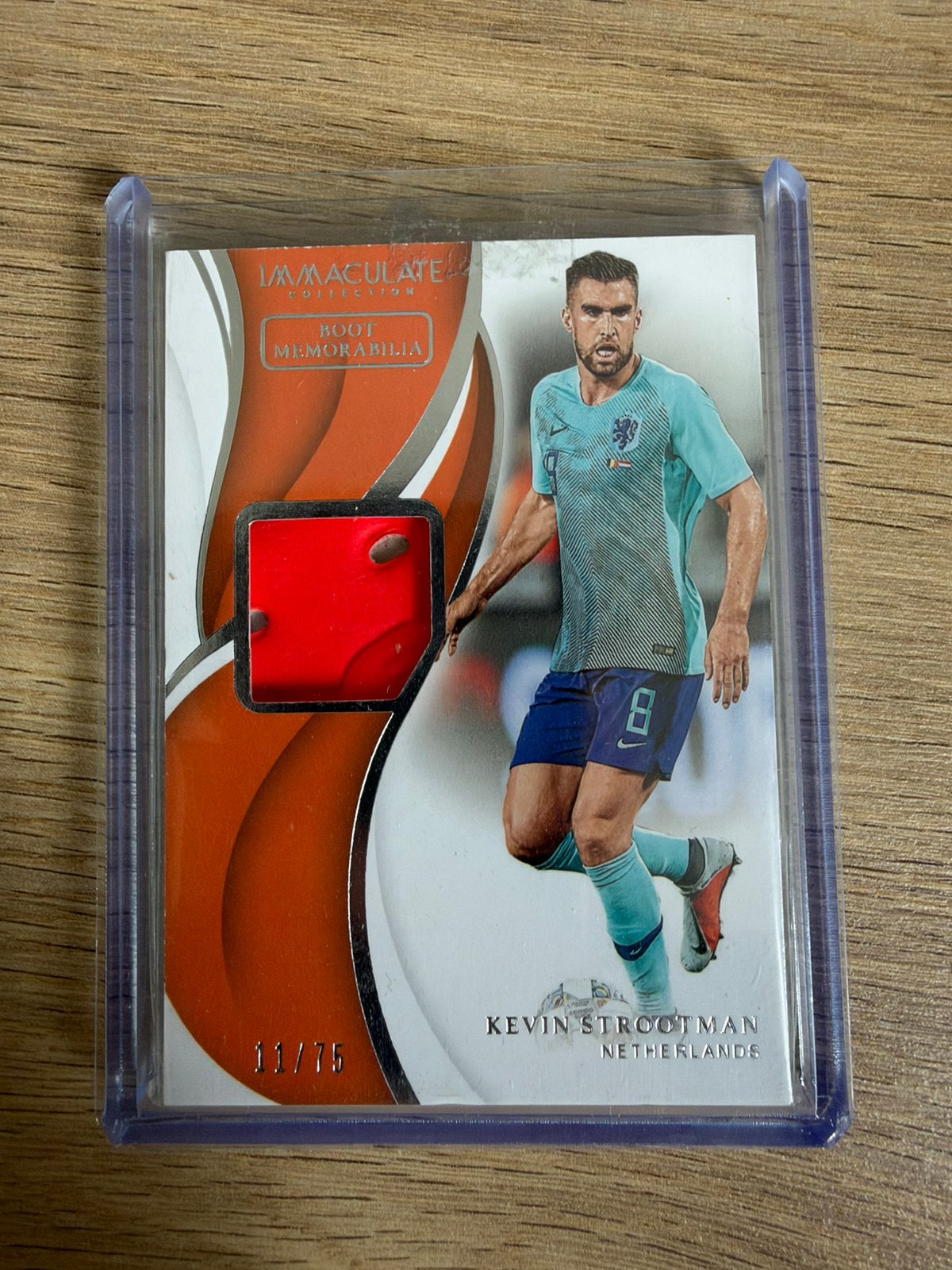 2018-19 Panini Immaculate Boot Memorabilia Kevin Strootman, Ophalen of Verzenden, Gebruikt, Plaatje