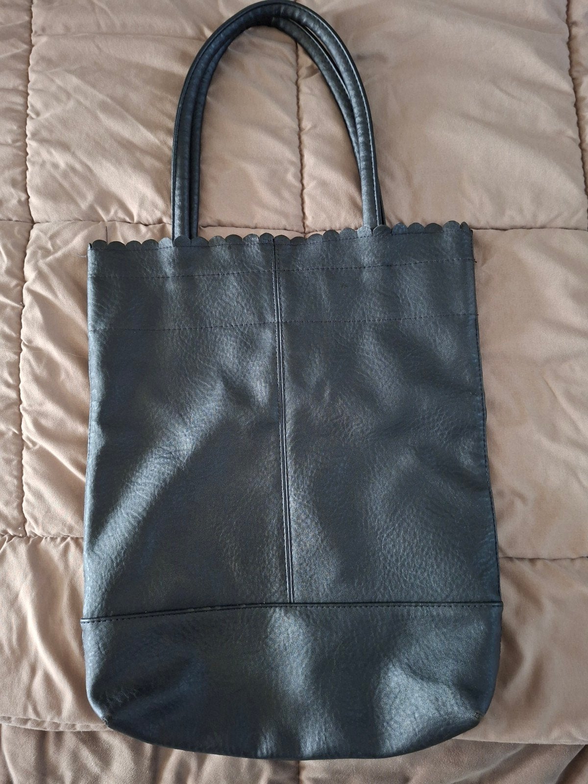 Zwarte shopper tas look a like zebra bag, Ophalen of Verzenden, Gebruikt, Zwart, Shopper