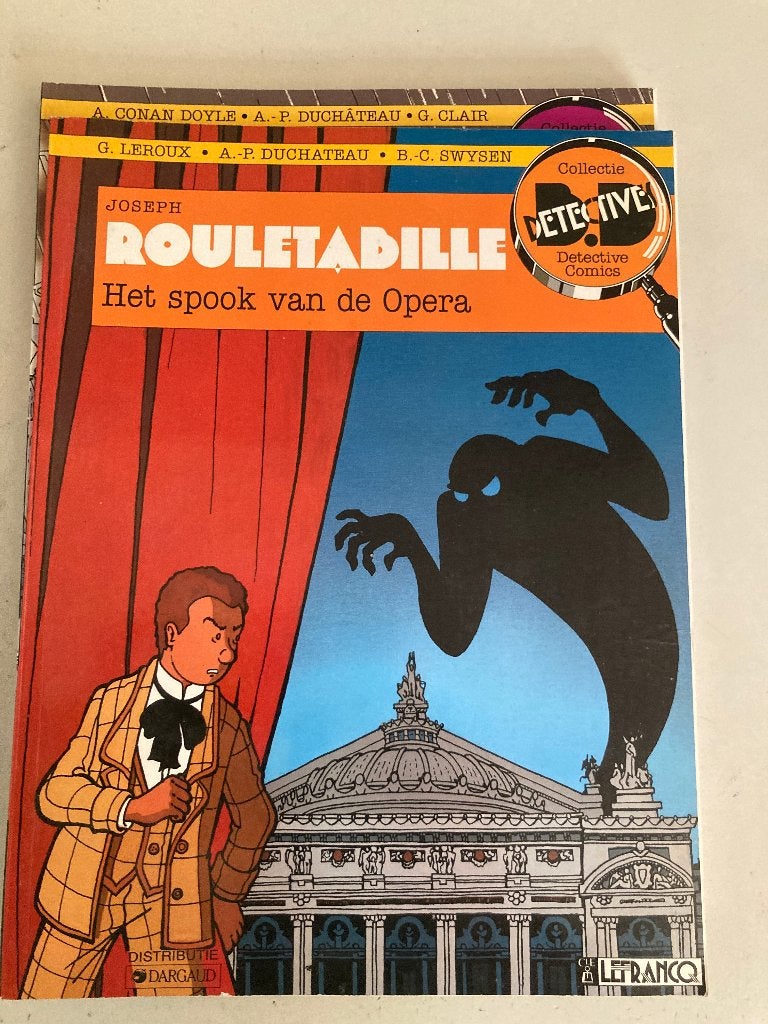 T.K. nog 6 Detective stripboeken in nieuwstaat zie lijst, Meerdere stripboeken, Ophalen of Verzenden, Gelezen