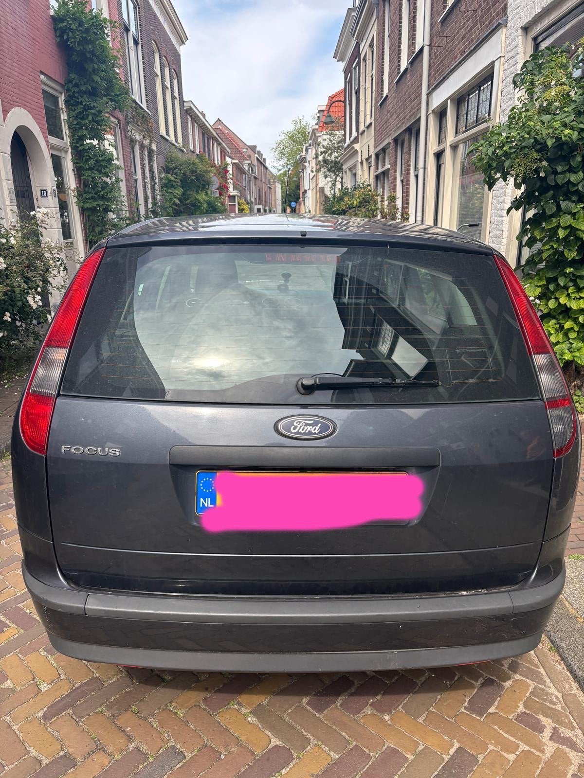 Ford Focus (2006), Auto's, Ford, Stof, Blauw, Parkeersensor, Stationwagon
