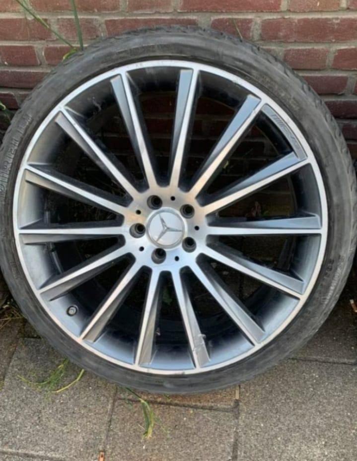 Gezocht: 21 inch amg veld mercedes 5x112, Ophalen, Gebruikt, Mercedes-Benz
