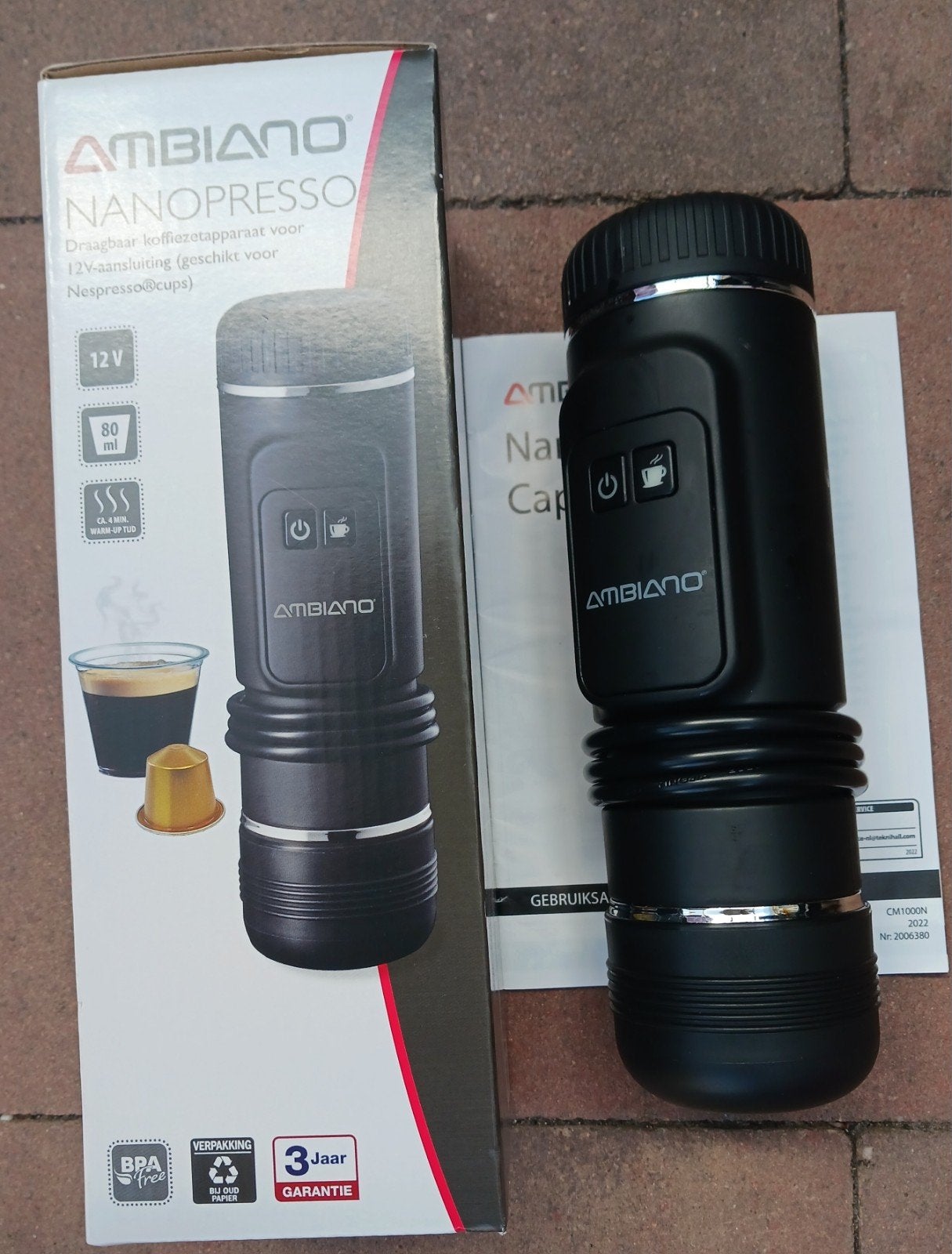 Ambiano Nanopresso Draagbaar Koffiezetapparaat 12V, Ophalen of Verzenden
