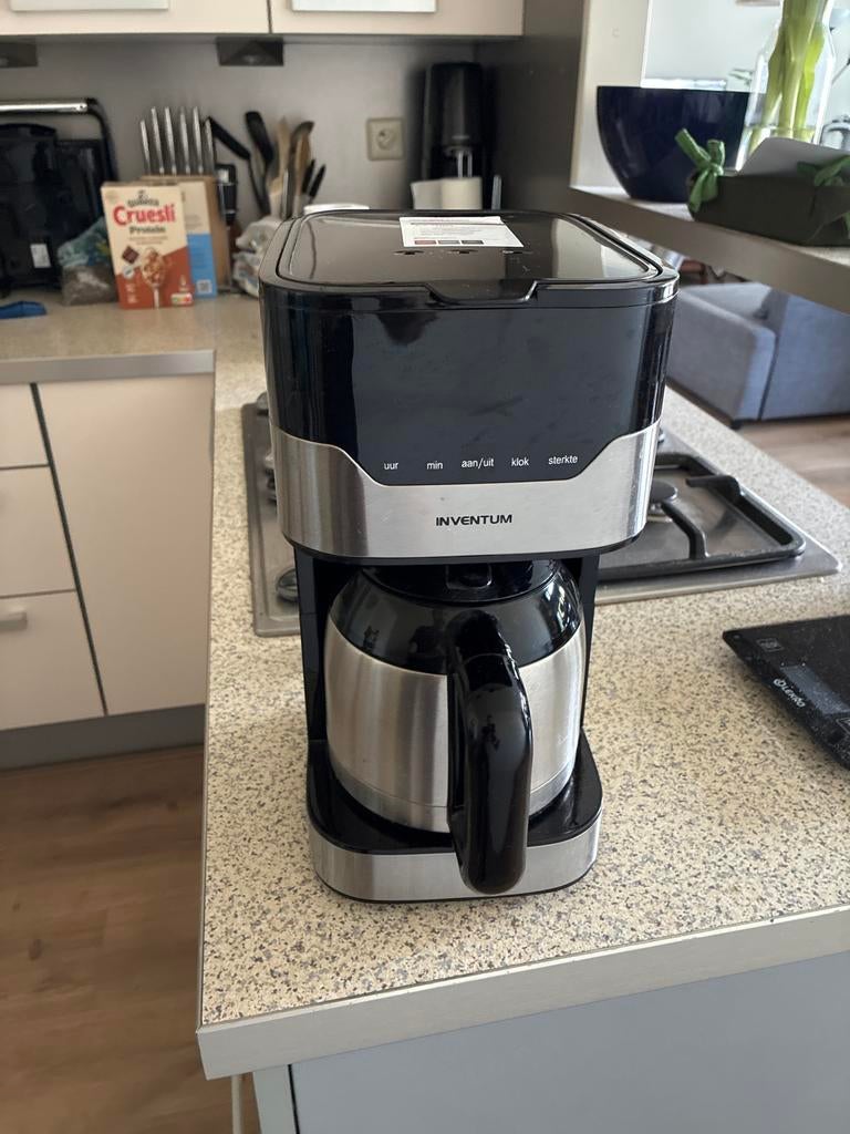 Inventum Filter Koffiezetapparaat met Thermoskan, Ophalen, 10 kopjes of meer, Koffiemachine, Gemalen koffie