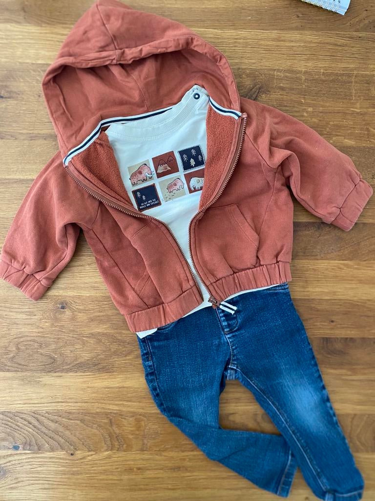 Jongenskleding, overgang Winter/lente maat 86, Kinderen en Baby's, Babykleding | Maat 86, Ophalen of Verzenden, Zo goed als nieuw